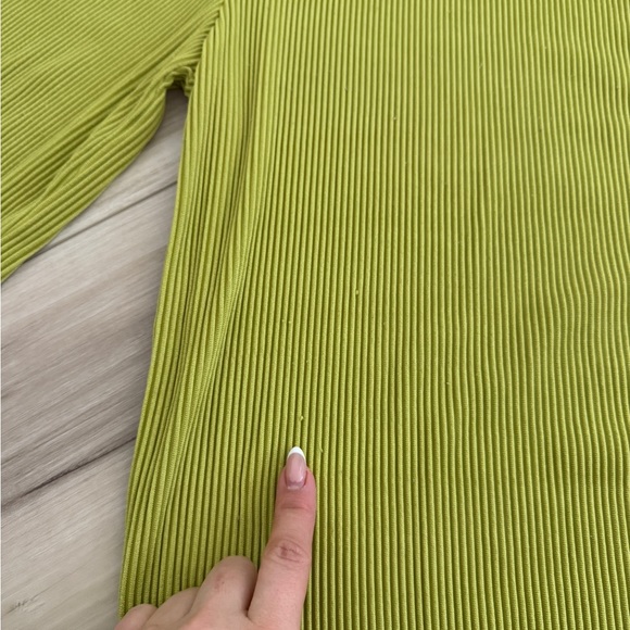 Green Ribbed Pants - Picture 11 of 11